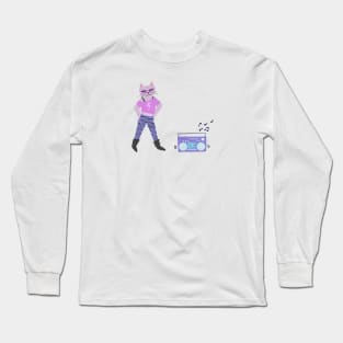 Disco Cat Long Sleeve T-Shirt